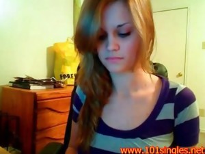 Solo Girl;Teen;Blonde;Amateur;Webcam